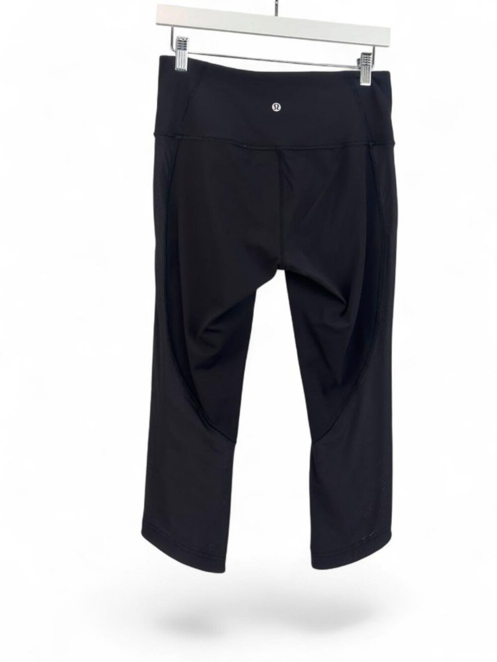 Lululemon Black Cropped Leggings – Size 8 - Picture 3 of 3